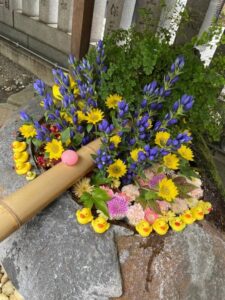 10月の花手水